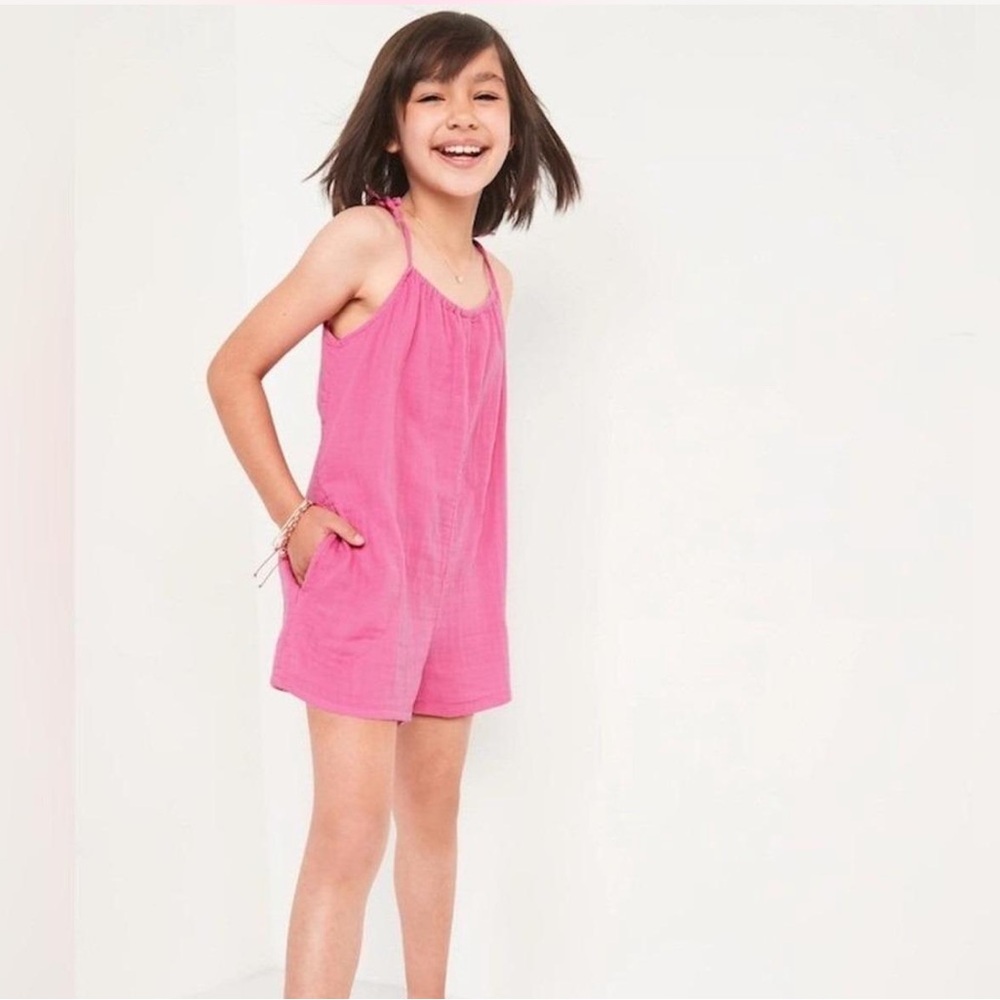Old navy, girls Pink Romper, size XL (14-16)